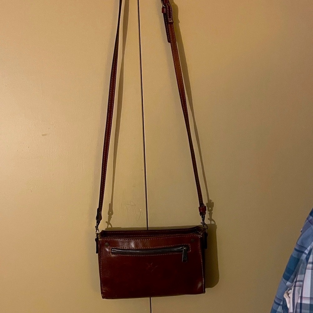 Patricia Nash Brown Leather Crossbody Bag